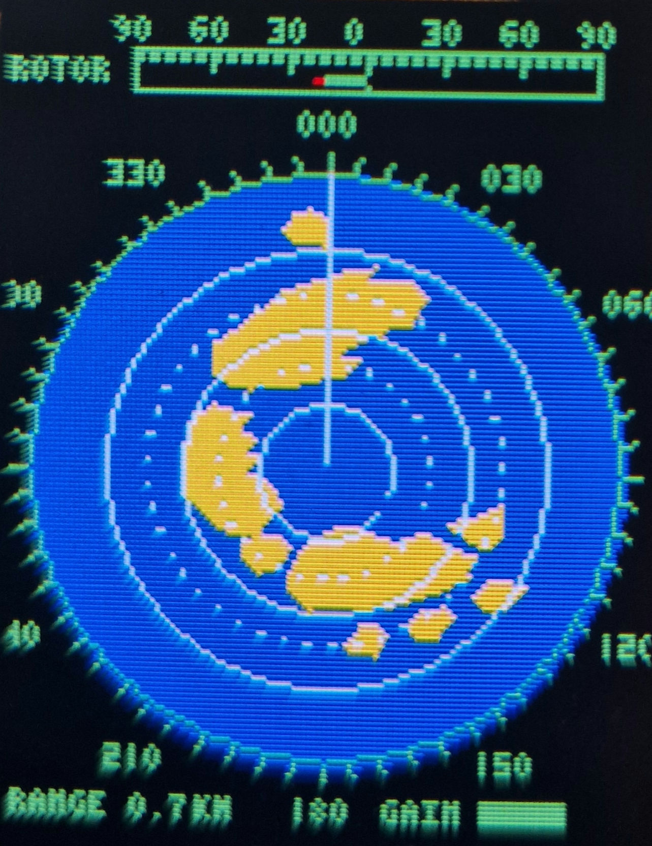 Bild von unserem Display.